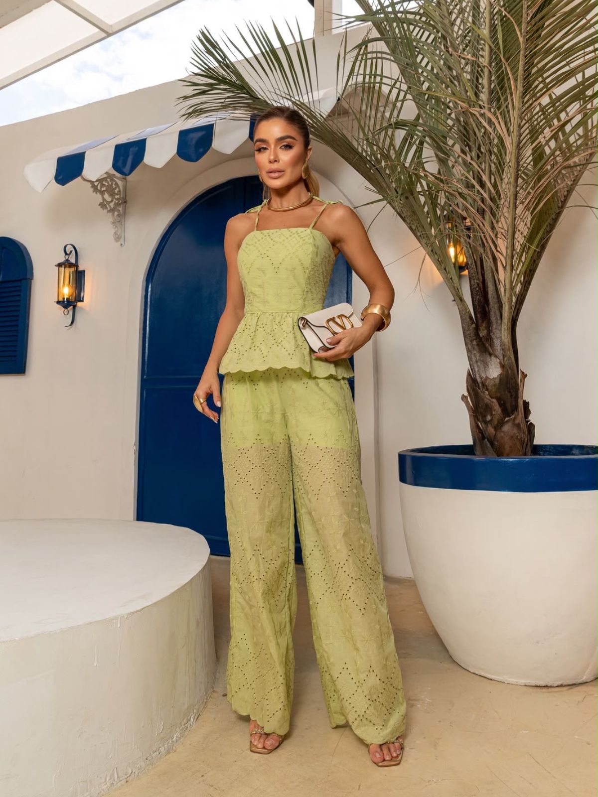 CONJUNTO LASIE PANTALONA - VERDE