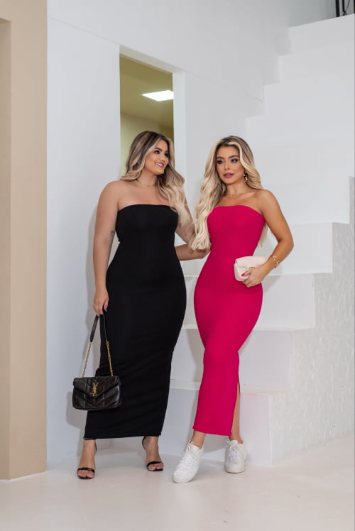 VESTIDO BLOGUEIRA MALHA MONTARIA ROSA