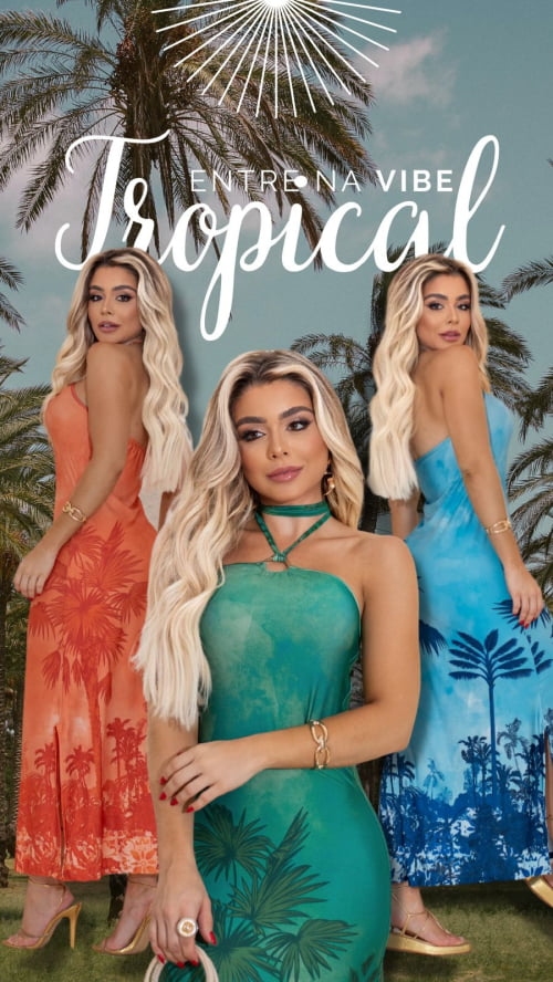 VESTIDO FLUITY SUPER MIDI JERI LARANJA