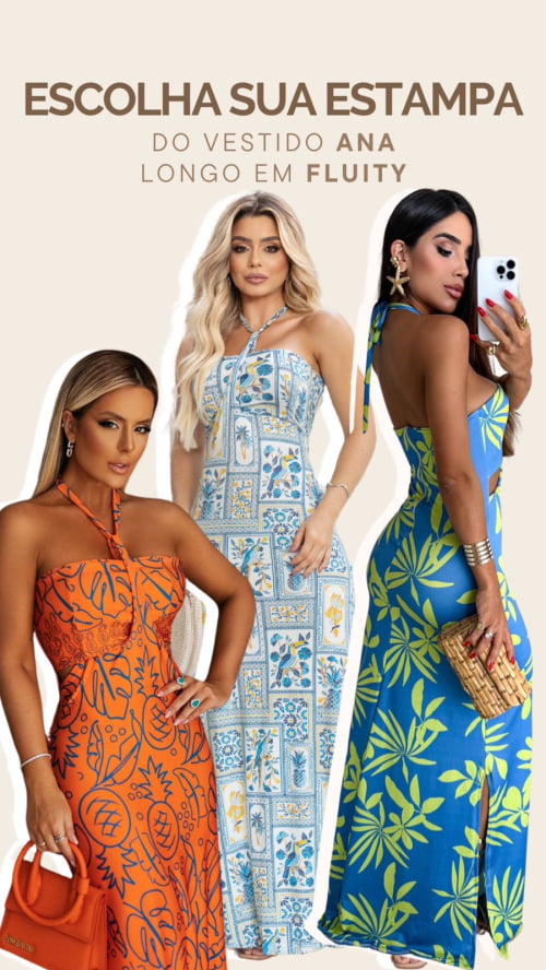 VESTIDO LONGO ANA AZULEJO 