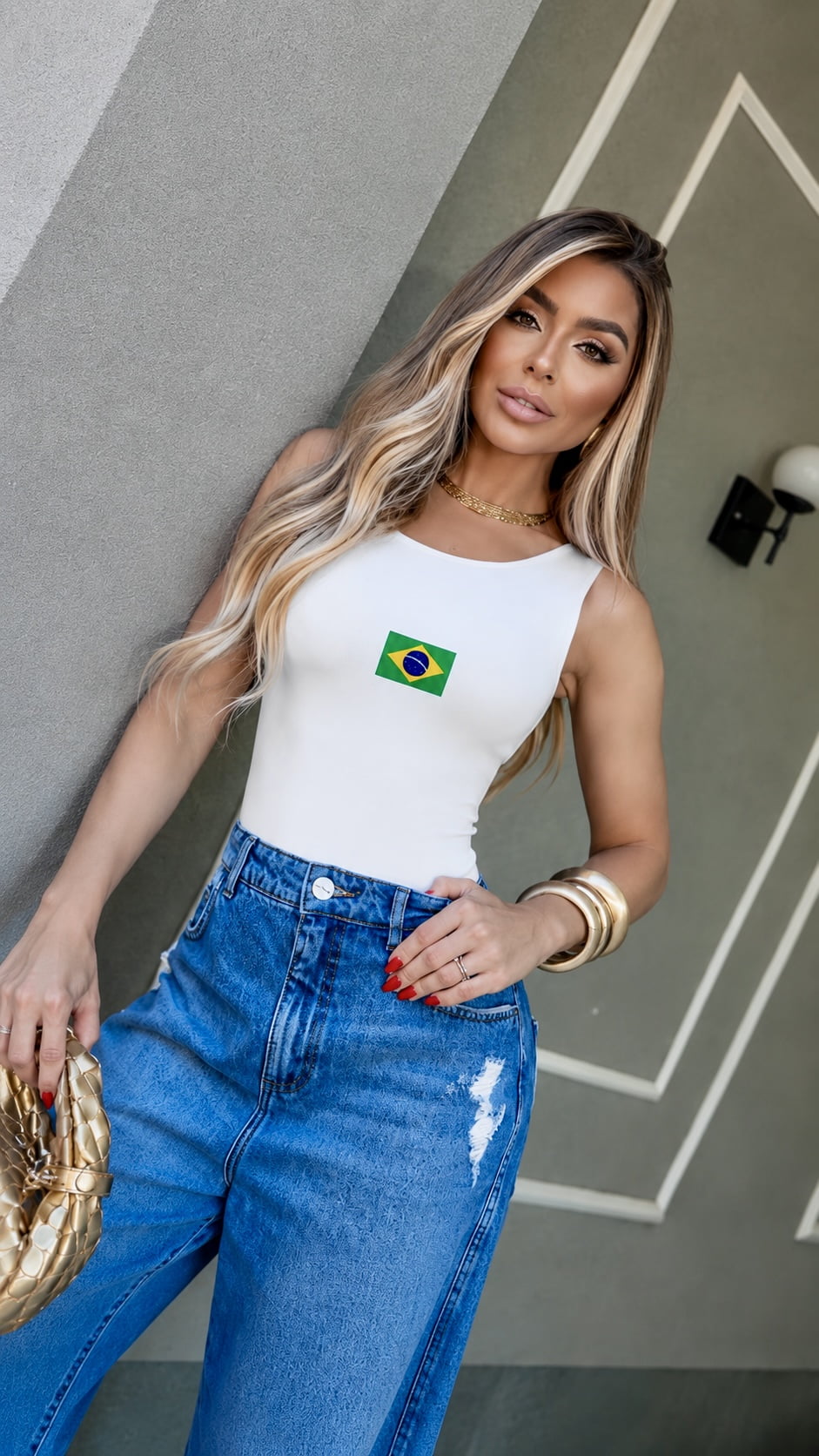 BODY BRASIL COPA - BRANCO